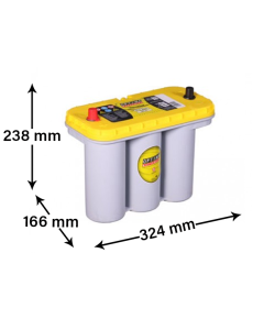 Optima Yellowtop 12V 75Ah (851-187)