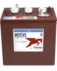 Trojan T125 deep cycle batteri - 6V 240Ah / 20h - 195Ah / 5h