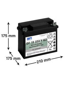 Sonnenschein GF 12 33 YG2 33Ah Gel batteri