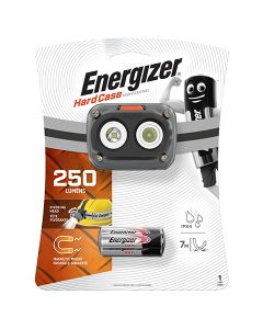 Energizer HardCase Magnet HL Pandelygte  250 Lumen inkl. 3xAAA batterier