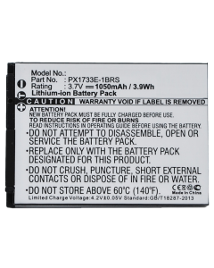 Batteri PX1733 til bl.a. Toshiba Camileo S30 (Kompatibelt)