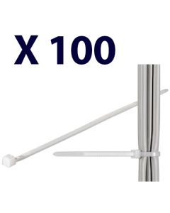 Kabel tie standard, natural - 368 mm , 3.65 mm (100 stk)