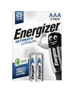 Energizer Ultimate Lithium AAA / E92 / L92 Batterier (2 Stk. Pakning)