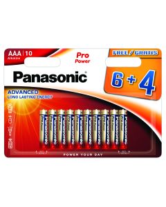 Panasonic Pro Power AAA Batterier 10 Stk. Blister