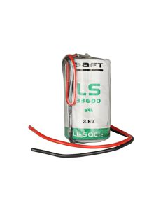 Kamstrup batteri 3,6V - D størrelse 20cm ledning