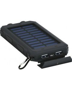 Outdoor Powerbank Med Solcelle Panel 8.0, 8000mAh Goodbay