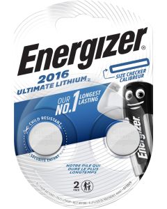 Energizer Ultimate Lithium CR2016 2 stk.
