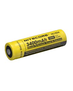 NITECORE NL1834 - 18650 Batteri 3400mAh (med knop)