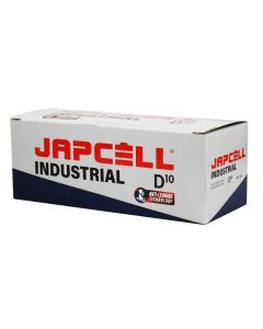 Japcell D / LR20 Industrial alkaline batterier - 10 stk. pakning