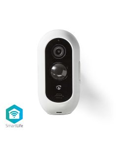Nedis SmartLife udendørskamera, Wi-Fi IP65 sensor Nattesyn Android/IOS Hvid