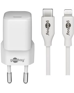 Goobay PD USB-C/Lightning lader 30W (incl. kabel)