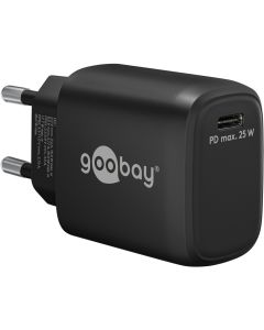 Goobay USB-C™ PD Hurtigoplader 25W sort