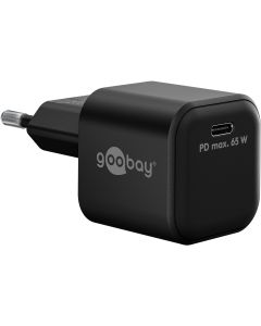 Goobay USB-C™ PD Hurtigoplader Nano 65W sort