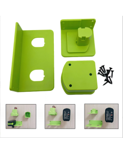 Batteriholder / Wall-mount til 2 stk. Ryobi batterier 