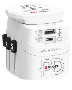 Skross Rejsestik PRO Light Hele Verden 45W PD +  1x USB-A/1x USB-C