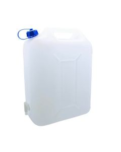 Vanddunk med hane og skruelåg - 20 L.