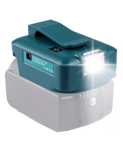 Powerbank adapter til Makita 14,4-18V m/ LED Lys og USB-C