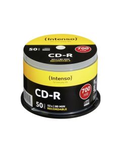 Intenso® CD-R 700MB/80 Min. 52x Speed - 50 stk. På spindel
