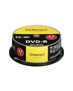 Intenso® DVD-R 4,7GB 16x Speed - 25 stk. På spindel