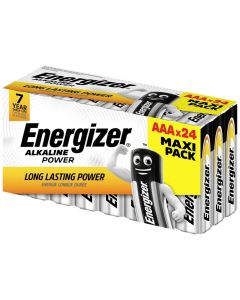 Energizer Alkaline Power AAA / E92 Batterier (24 Stk. Pakning)