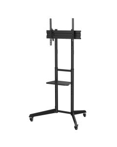 Superior TV-præsentationsstativ med hjul og justerbar højde 37-70"