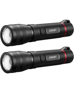 2 stk. Coast G60R vandtæt genopladelig lygte 1000 lumen