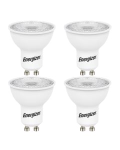 Energizer GU10 LED pære 4.9W (345lm), 3000K, Varm hvid, 4 stk.