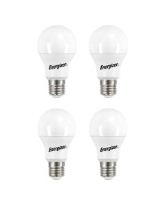 Energizer E27 LED GLS pære 8.5W (806lm), 3000K, Varm hvid, 4 stk.