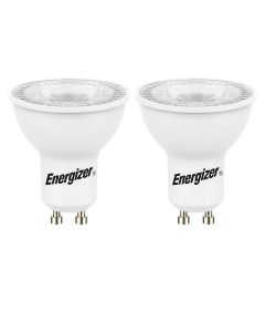 Energizer GU10 LED pære 4.2W (345lm), 3000K, Varm hvid, 2 stk.