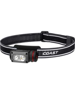 Coast WPH10R vandtæt genopladelig pandelampe, letvægt & magnet 1000 lumen