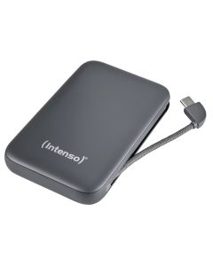 Intenso powerbank S10000 10.000 mAh m/ USB-C kabel - Grå