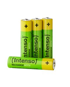 Intenso AAA/HR03 genopladelige batterier 1000 mAh  - 4 stk.