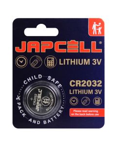 Japcell Lithium CR2032 batteri - 1 stk.