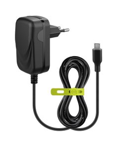 Goobay 15W Micro-USB lader med fast kabel, 1,5m