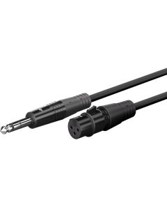 Goobay XLR hun til Jack han kabel - 1m