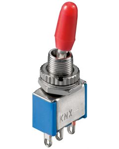 Miniature toggle switch - ON-ON , med lodning pins