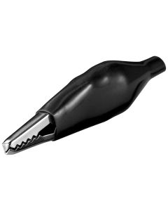 Krokodille klips black - 1 stk.