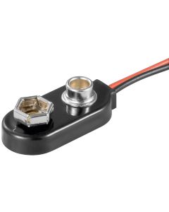 1x 9V Blok batteriholder