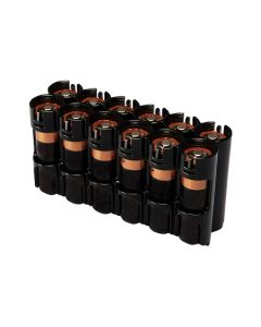 Powerpax 12-Pack Sort Batteriholder AA