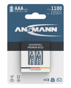 Ansmann AAA / R03 genopladelige batterier (4 stk.) 1100 mAh