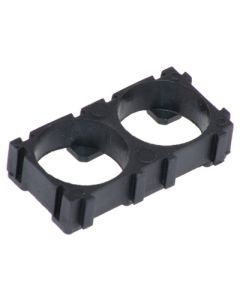 Batteriholder til 2 x 18650 Batterier Sort