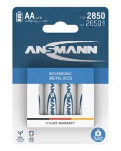 Ansmann AA / R06 / Mignon (4 stk.) genopladelige batterier 2850 mAh