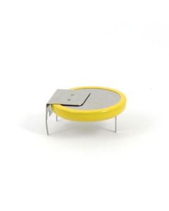 LIR2032 genopladeligt batteri m. loddeflige (Horisontal)