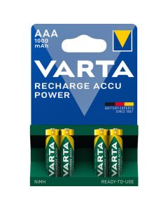Varta AAA / R03 / Micro Genopladelige batterier (4 stk.) 1000 mAh