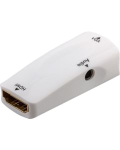 Kompakt HDMI™/VGA adapter inkl, audio