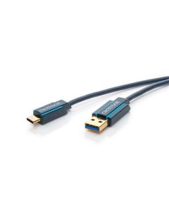Clicktronic Casual USB-C&#153; kabel - 3m til USB Type-A