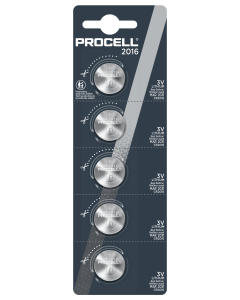 Duracell Procell CR2016 Lithium knapcelle – 5 Stk. Blister
