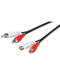 Stereo Audio forlængerkabel 5m