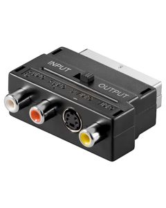 Scart adapter Scart han (21-pin)