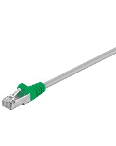 CAT 5e, F/UTP krydset-patchkabel, grå, 1m